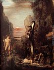 Gustave Moreau Famous Paintings - Hercules and the Hydra